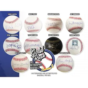 Gold Rush Autographed Baseball (In Acrylic Case!)