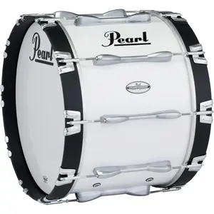 Pearl 22 x 14 in. Championship Maple Marching Bass Drum, Pure White (PBDM2214/A33)