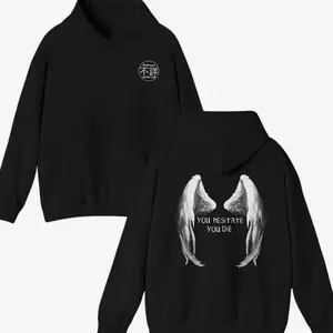 You Hesitate You Die Hoodie,  Motorcycle Hoodie, Unisex Hoodie, Pullover Hooded, Gift For Women Men, Top Womenswear, Top Menswear