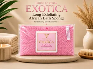 House of Vivian Exotica Long Exfoliating African Bath Sponge