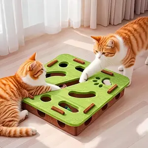 Cat Fun Box, a pet puzzle hole-digging toy for teasing cats, a kitten turntable game maze box, a wear-resistant and scratch-resistant digging fun toy