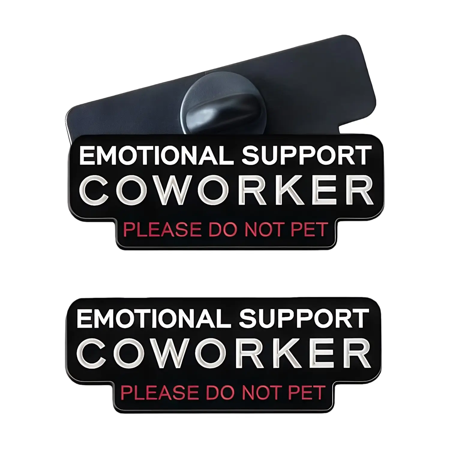 2 Pcs Emotional Support Coworker Enamel Pins - Funny Office Lapel Badge for Office Wear, Backpack Accessories, Jackets & Hats, Humorous Gift for Men Women,back to school,back to school haul
