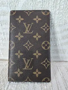 Pre-owned Louis Vuitton canvas Small Leather Goods Preowned bifold wallet