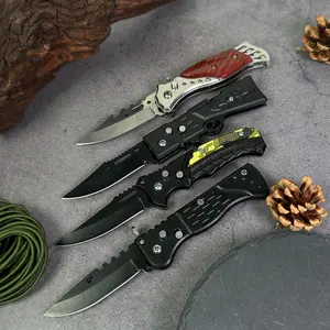Mini Folding Knife, Portable Pocket Knife with Belt Clip, Stainless Steel Unboxing Chicken Breast Fruit Cleaver EDC Mini Knife for Home Kitchen Camping Use