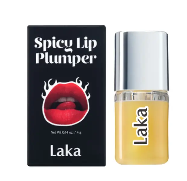 [Laka] Spicy Lip Plumper 4g Pineapple Scent, Lip Volumizer, Gloss, Lipgloss