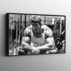 Arnold Schwarzenegger Conquer Gym Print Wall Art