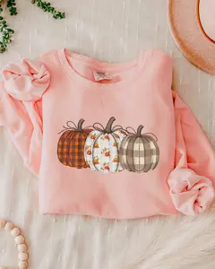 Pumpkin Patch Fall Autumn Inspirational Garment Dyed Comfort Colors Sweatshirt