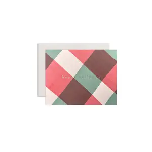 Tartan Holiday Card