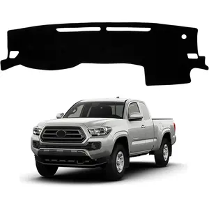Dash Cover Mat Compatible with Toyota Tacoma 2016-2023 Car Interior Dashboard Cover Mat Nonslip Dashmat Sunshade Glare UV Rays Protector Accessories Custom Fit