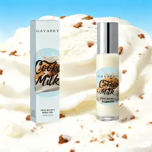 Alcohol-Free Milk Cookie Scented Perfume Oil, Long-Lasting Fresh Fragrance, Elegant 10ML Roll-On, Ideal for Parties and Daily Use