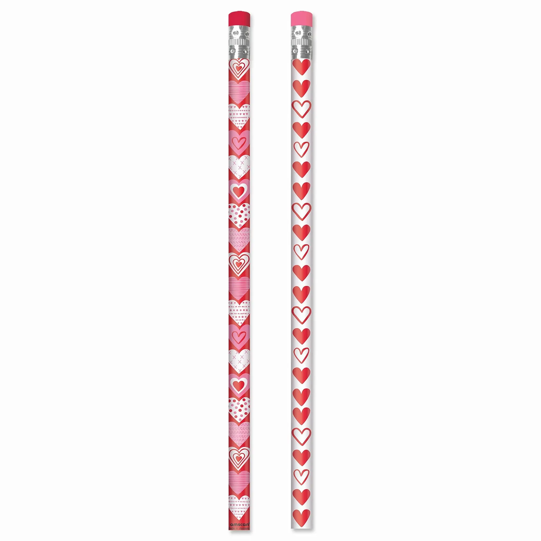 Valentine's Day Heart Pencils - 24 Pack Valentine's Day Heart Pencils - 24 Pack