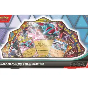 Pokemon Salamence ex & Reshiram ex Premium Collection Box