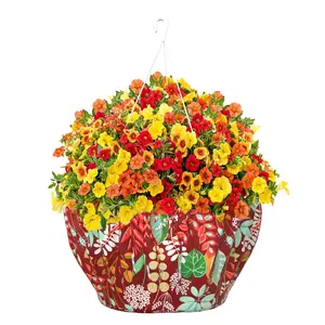 Hanging Basket Jacket  - The "Angela" -Bringing Beauty to your Garden, Home or Business. Simply pull the "jacket" over your Hanging Basket or Flowerpot and Elevate Your Style!