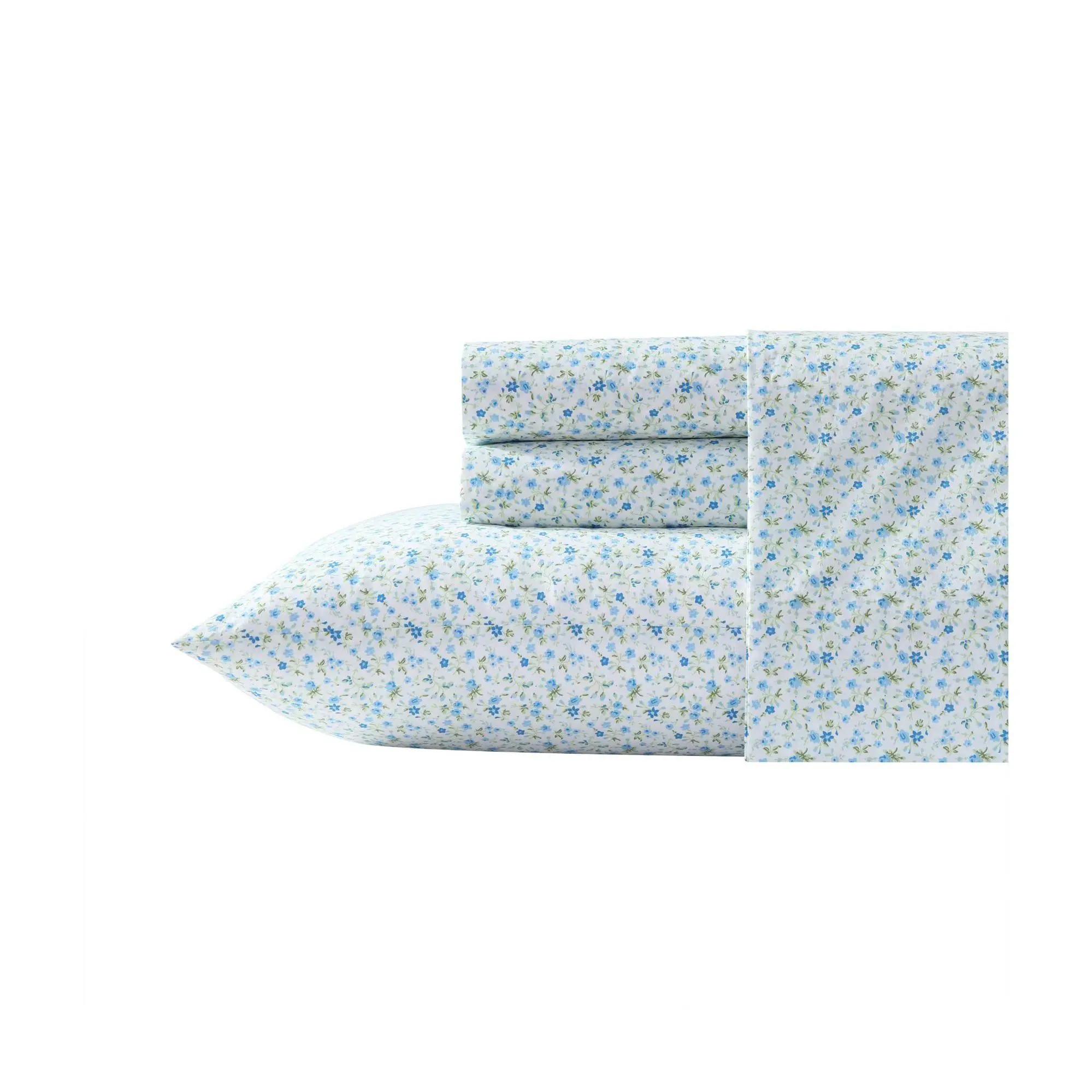 Laura Ashley Evie Blue Full Sheet Set