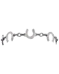 Montana Silversmiths Women's Horseshoe Chain Link Bracelet - Bc620