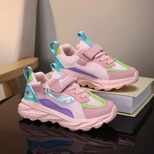 2026 Girls' Spring Collection Breathable Soft-Soled Buckle Casual Sneakers
