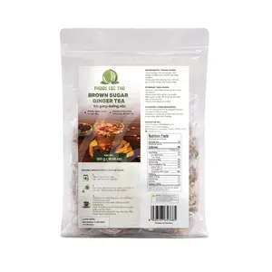 [Phuoc Loc Tho] Traditional Brown Sugar Ginger Tea, 300g Rich-Flavor Herbal Beverage