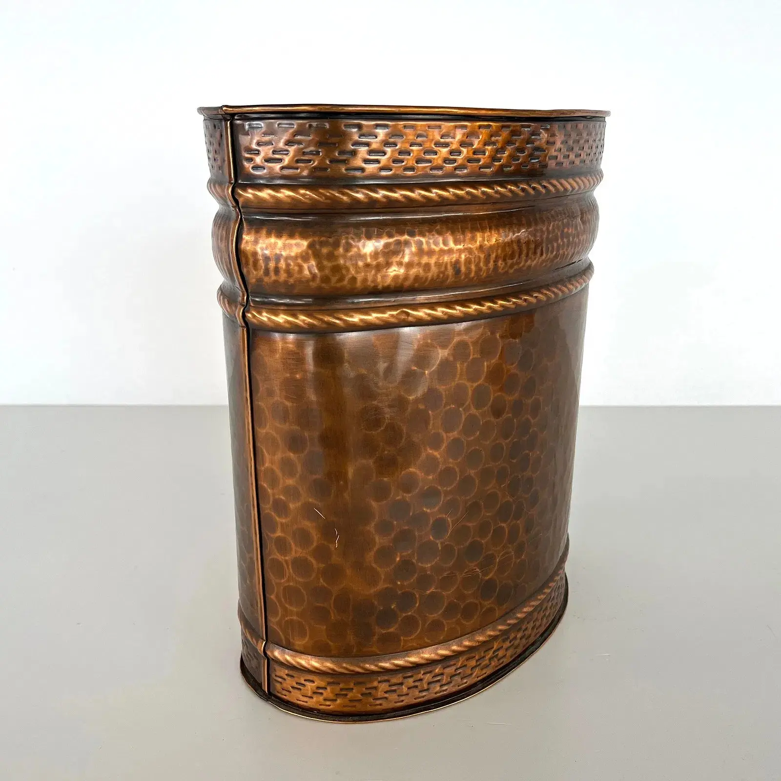 Swiss Hand-Hammered Copper Umbrella Stand