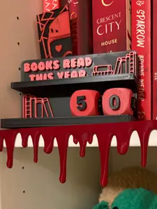 Bookshelf Drip Decor