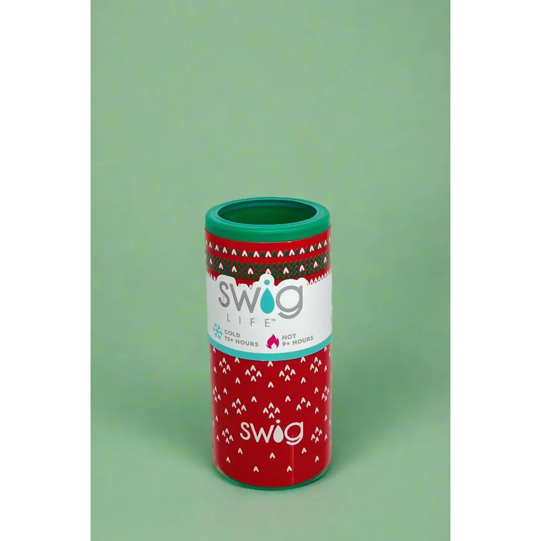 Swig Skinny Can Cooler - Sweater Weather