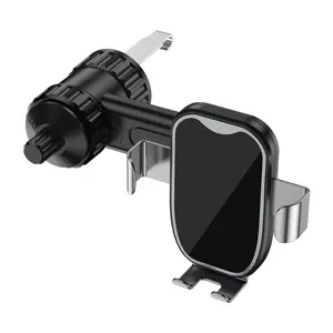 Car Phone Holder, 360° Rotation Gravity Air Vent Mount, One-Handed Automatic Clamp for iPhone and Android Smartphones