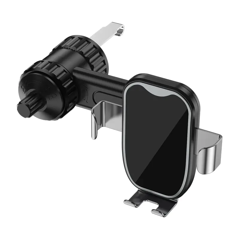 Car Phone Holder, 360° Rotation Gravity Air Vent Mount, One-Handed Automatic Clamp for iPhone and Android Smartphones