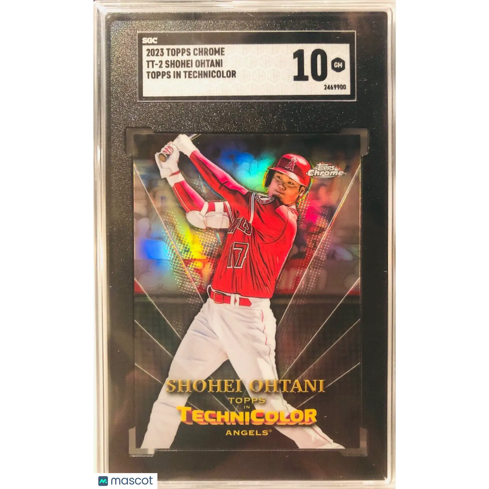 Shohei Ohtani SGC 2023 Topps Chrome Topps in Technicolor TT 2 Gem Mint 10 Angels