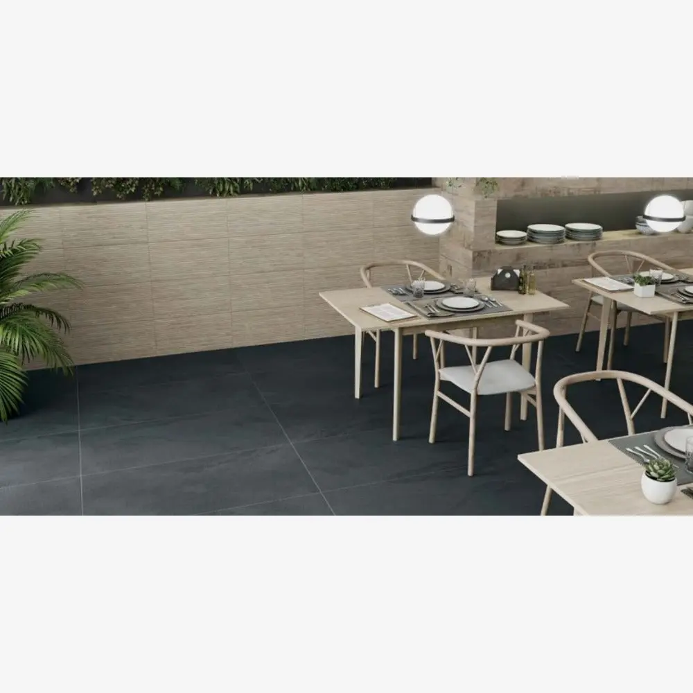 Grove Negro 24x48 R Matte Porcelain Tile Sample