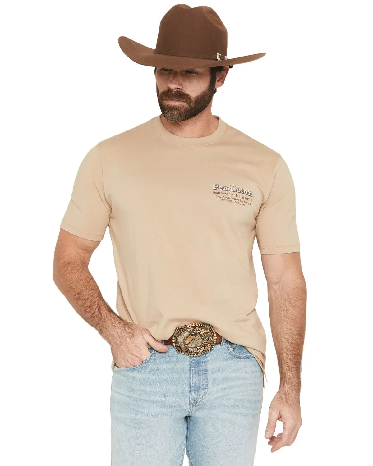 Pendleton Men's Men'S Western Heavyweight Short Sleeve Graphic T-Shirt - Rg1483-74833