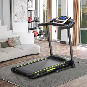 LIVIVOX Foldable Incline Treadmill - 3.5HP Silent Motor, 330LBS Capacity, 0.5-7.5MPH Speed, 12 Programs, Easy Move, Compact Treadmills for Home, Walking Equipment for Small Spaces, Walking Treadmill
