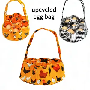 Egg collection basket, 7-pocket egg collection basket for chicken, hen, duck, goose eggs, household storage supplies for farm and garden