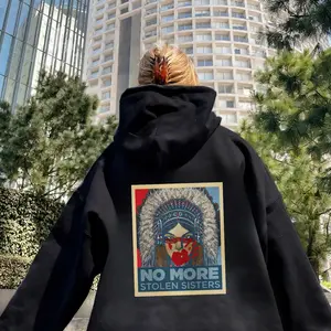 MMIW & Indigenous Pride Apparel - Unisex Hoodies | Soft Cotton Knit Pullover Sweatshirts, Long Sleeve Graphic Design top Casual Classic