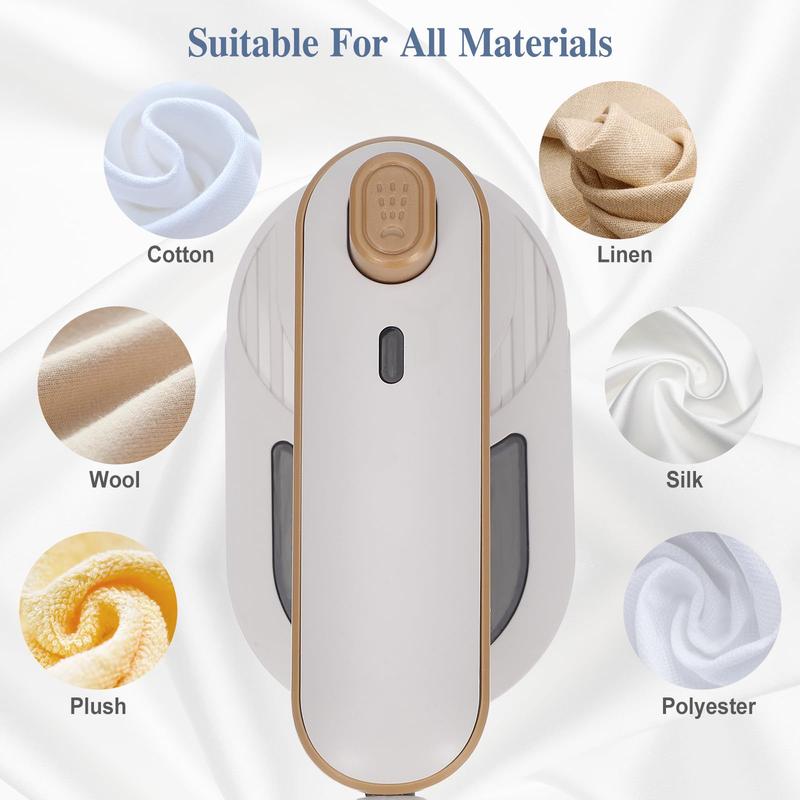 Mini Travel Iron for Clothes, Portable Handheld Iron Steam with Dry And Wet Ironing for Home Business Clothing(50ml Water,40W)