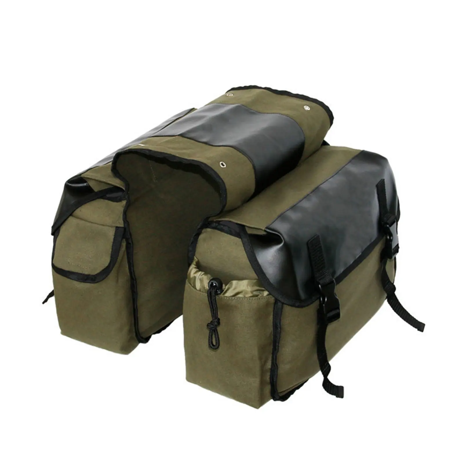Motorcycle Large Capacity Saddle Bag, Saddlebags, Waterproof Canvas Side Tool Box, Travel Riding Storage Pouch, Durable & Spacious Design, Motorcycle Accessory