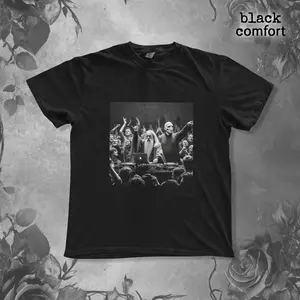 Wizard DJ Rave T-Shirt, Fantasy Party Graphic Tee.