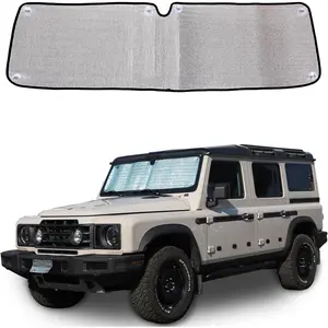 Front Windshield Sun Shade Compatible with Ineos Grenadier 2020-2024  Windshield Sun Shade Foldable Sun Shield UV Protection  Accessories