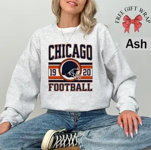 Chicago Sweatshirt, Chicago Football, Bear Sweatshirt, Bear Crewneck, Chicago Shirts, Trendy Walter Shirts, Chicago Goat T-Shirt, Woman Bear Sweater, Unisex Football Tee, Vintage Chicago Gift, Chica Sweatshirt, Bear Fan Sweater, Caleb Sweatshirt