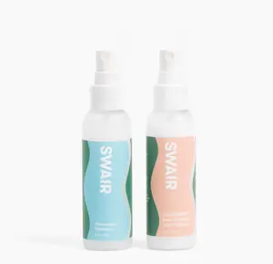 SWAIR Mini Sampler - 20g Haircare Set Includes Showerless Shampoo & SweatShield for Healthy Clean Hair - TSA Friendly Travel Size