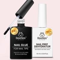 2Pcs 10ml Gel Nail Glue+Nail Prep Dehydrator