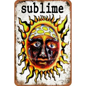 Vintage Sublime  Paing Wall Poster Metal Sign Wall Decor 12"x8"