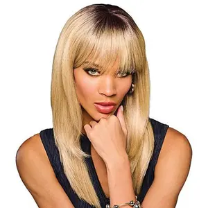 Kim Kimble Nashea Mono Part Long Layered Wig