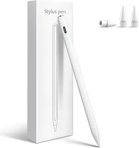 Palm Rejection Stylus Pen for iPad | 13 Mins Fast Charge Tilt Sensitive Precision Pencil for 2018-2025 iPad Series Drawing Note-Taking