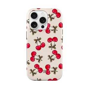 Cheetah Cherries Trendy Tough MagSafe Phone Case