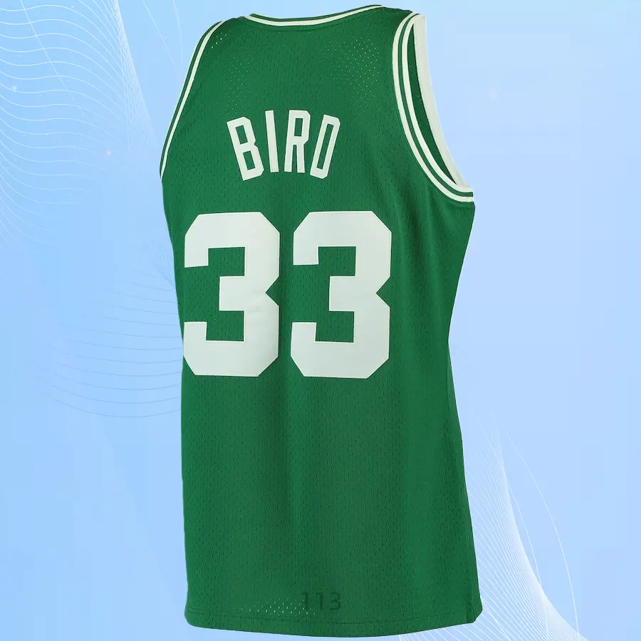 Larry Bird Men's Classic-Design Sleeveless stitched Retro Basketball Jerseys Kelly Green shirt