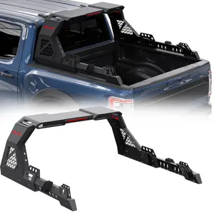 Roll Bar for Full Sizes & Mid Size Pickup Trucks,Universal Truck Bed Adjustable Sport Roll Bar Compatible with Toyota Tacoma,Tundra,Ram 1500/2500/3500,Ford F-150/F-250/F-350,Chevy Silverado,GMC Sierra