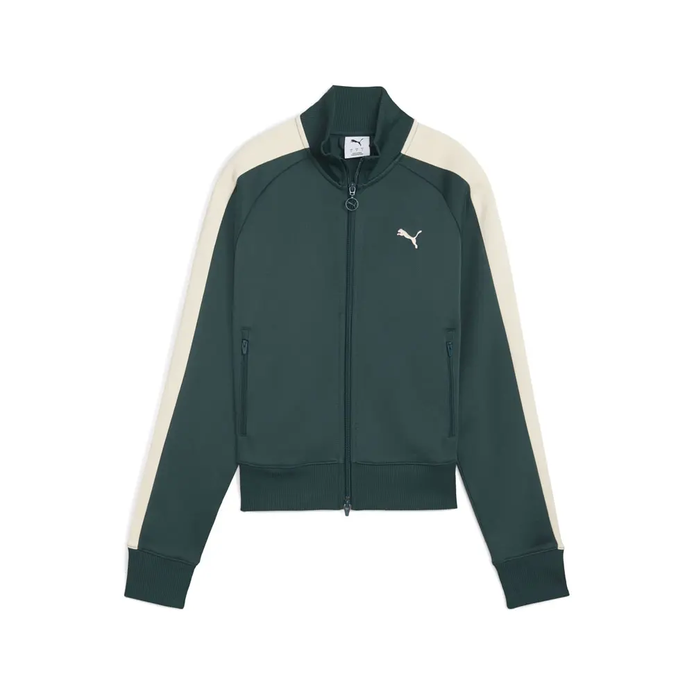 PUMA Womens T7 Always On Athletic Outerwear Casual - Green