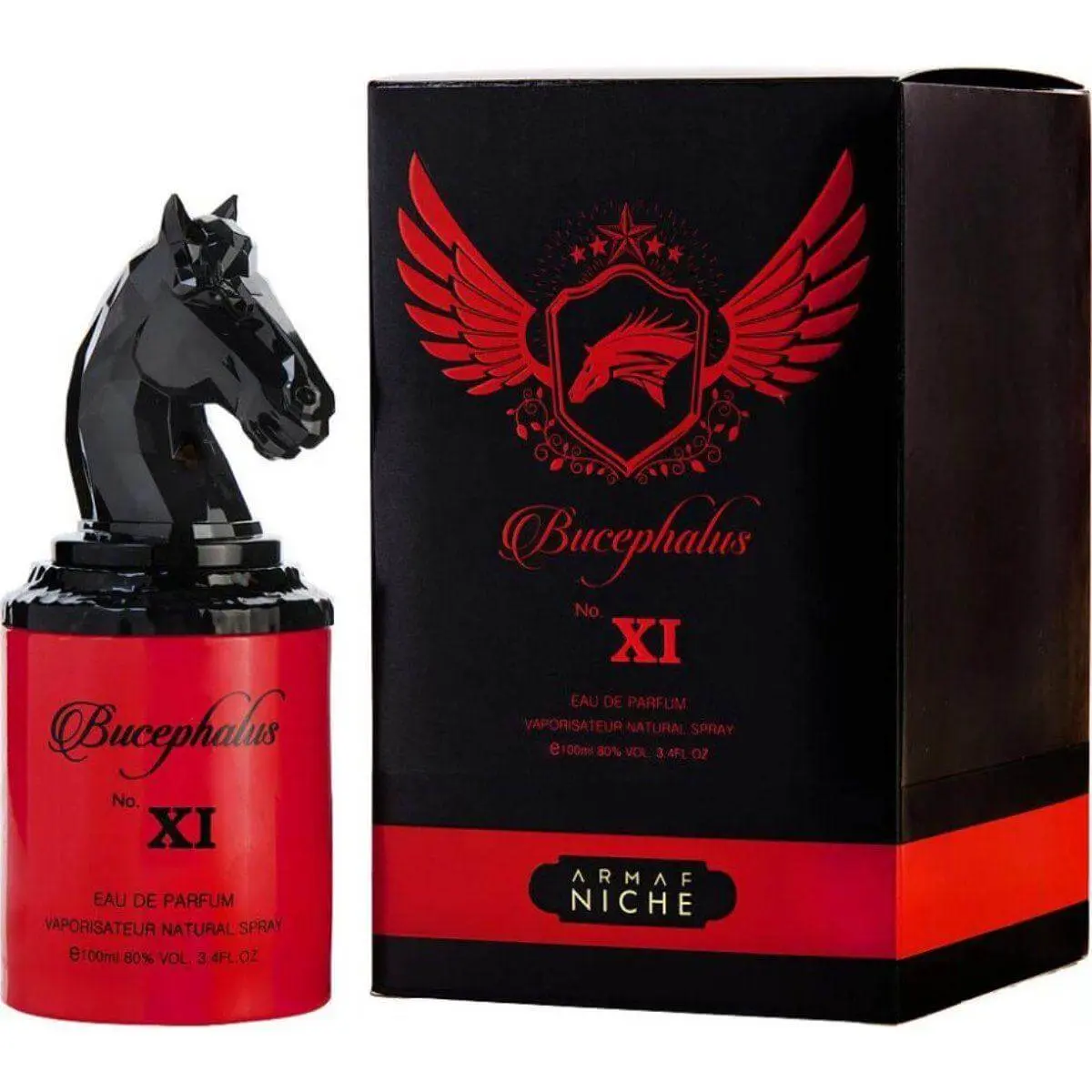 Armaf Bucephalus XI Men's Eau de Parfum, Amber Spicy Fragrance with Bergamot, Myrrh, and Vanilla Notes, 3.4 fl oz Spray, Pineapple, Vanilla Scents, Fruity Ambery Musk, Spray On Skin