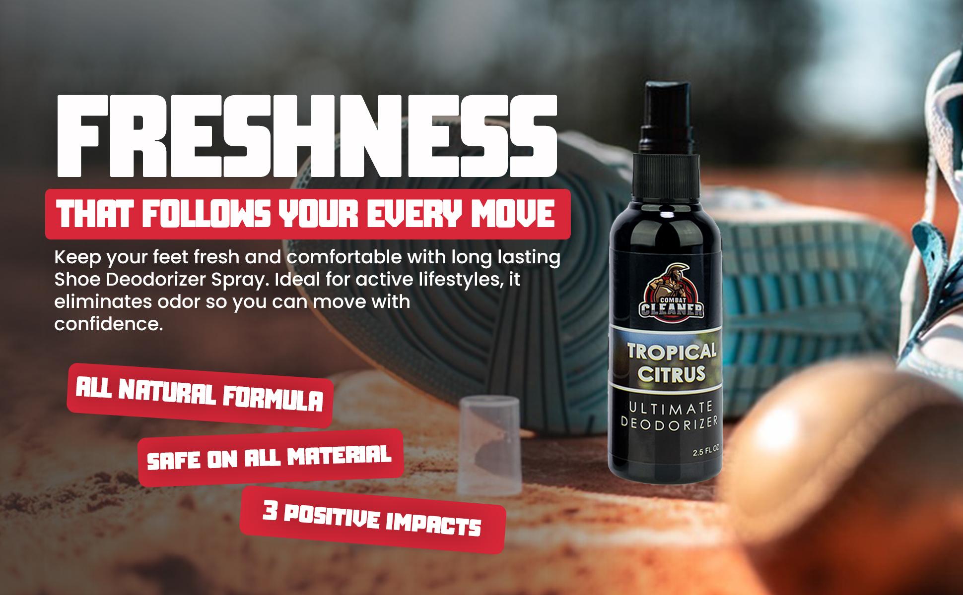 Women's Shoe Deodoriser Spray 3-Pack – Odor Eliminator for Sneakers, Gym Bags & Gear | 3 Fresh Scents Women's Shoe Deodoriser Spray 3-Pack – Odor Eliminator for Sneakers, Gym Bags & Gear | 3 Fresh Scents