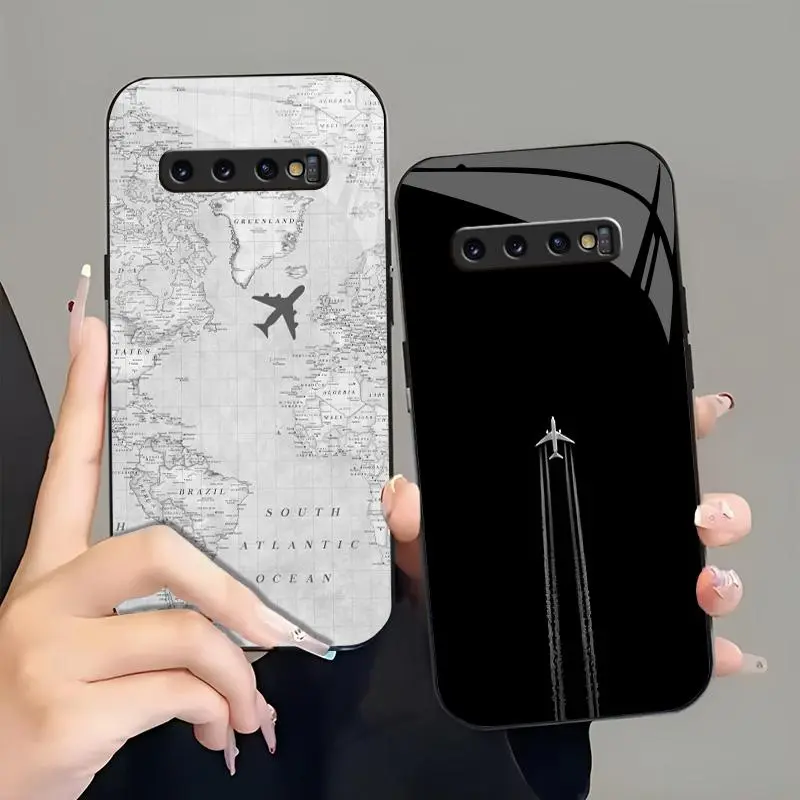 Suitable for [Galaxy S10 4g] high-end phone case🤩，a wide variety of airplane designs are available, offering a sophisticated and minimalist aesthetic，drop-resistant and fingerprint-proof YM99