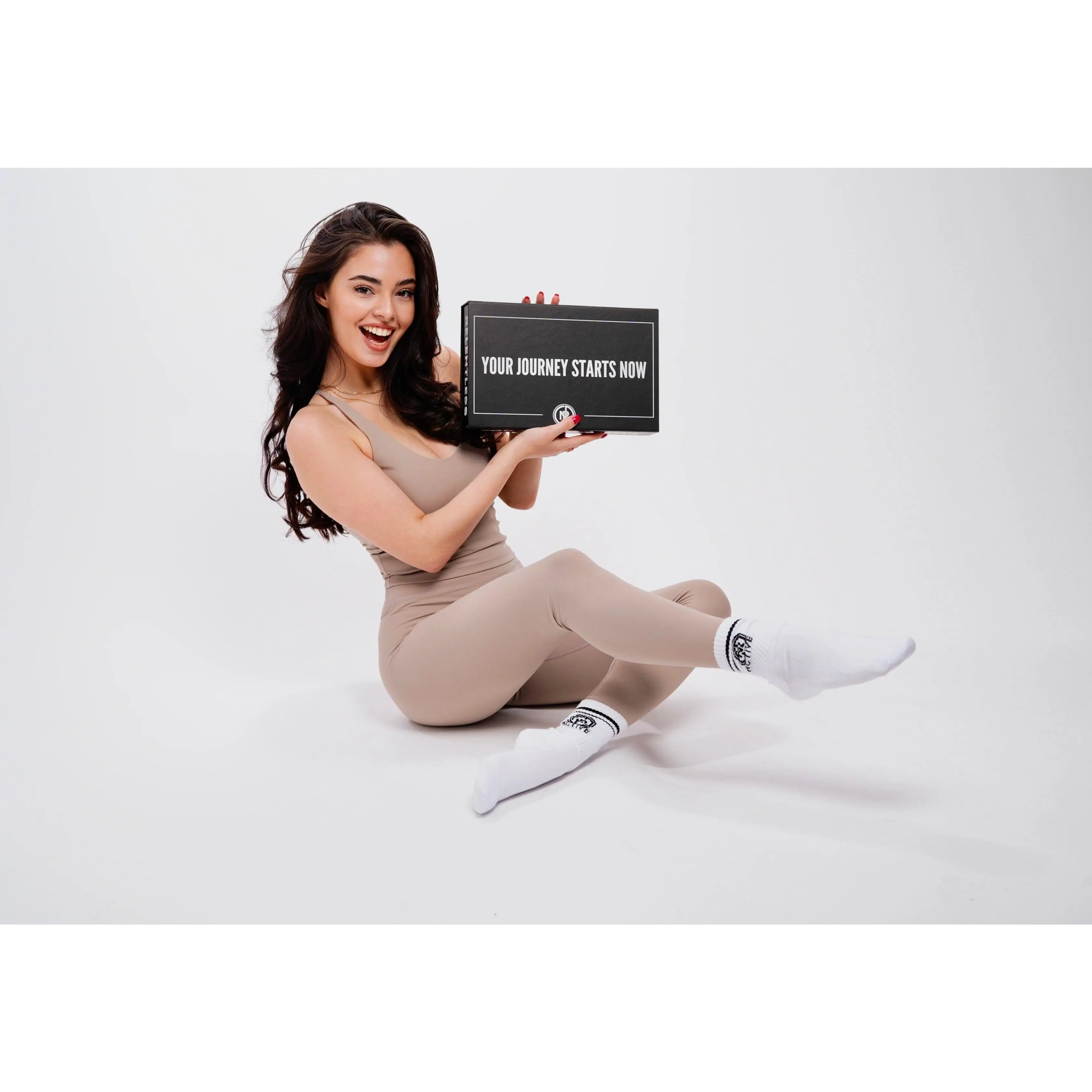NR ActiveWear Themed Strength Box – Checkout Add-On Wrapping Supply with Motivational Card for Office & Gifting Use